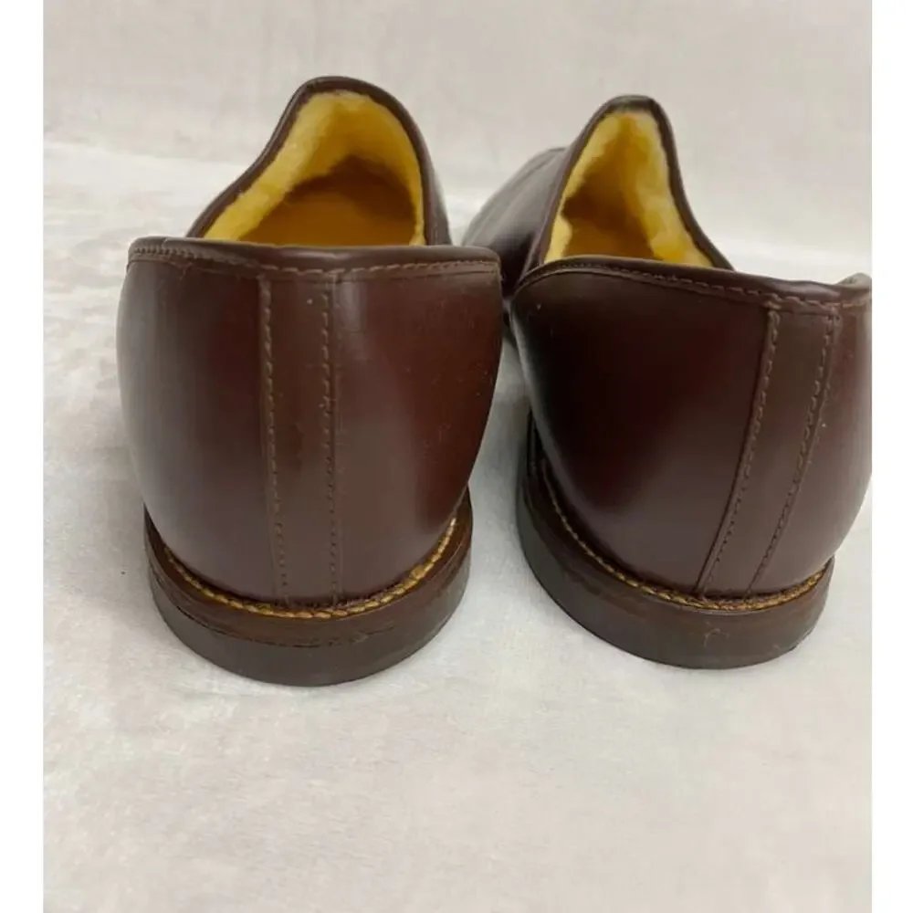 Beautiful vintage men's slippers with fleece lining Sz 13